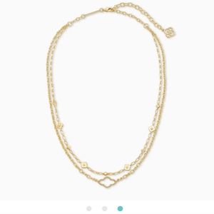 Kendra Scott Abbie Multi Strand Necklace Gold